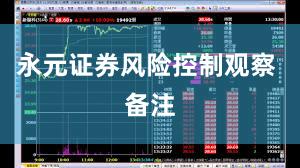 永元证券风险控制观察 备注