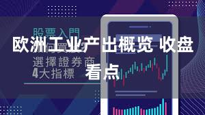 欧洲工业产出概览 收盘看点