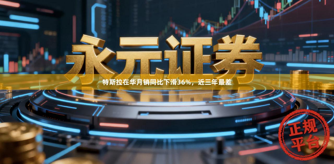 特斯拉在华月销同比下滑36%，近三年最差
